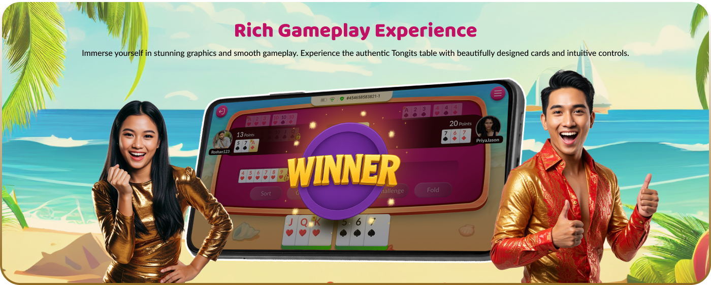 Tongits Hub Rich Gameplay Experience